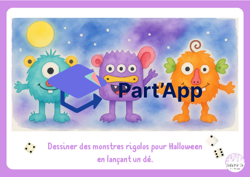 Monstres rigolos pour Halloween en lançant un dé_11
