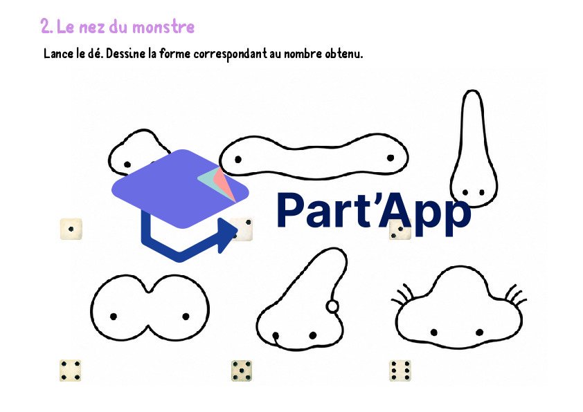 Monstres rigolos pour Halloween en lançant un dé_4