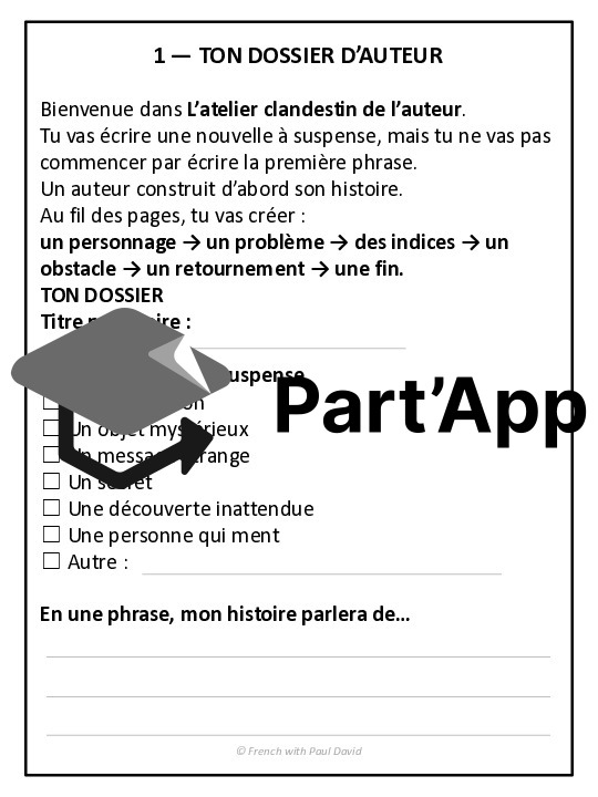 L'atelier clandestin de l'écrivain - Livret d'écriture créative_3