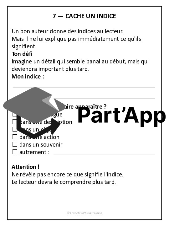 L'atelier clandestin de l'écrivain - Livret d'écriture créative_10