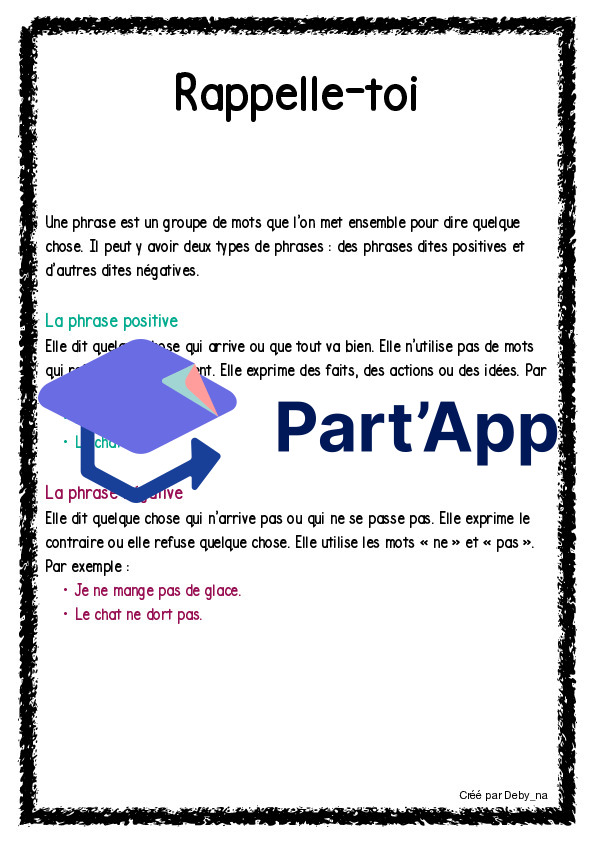 La phrase positive/négative_3