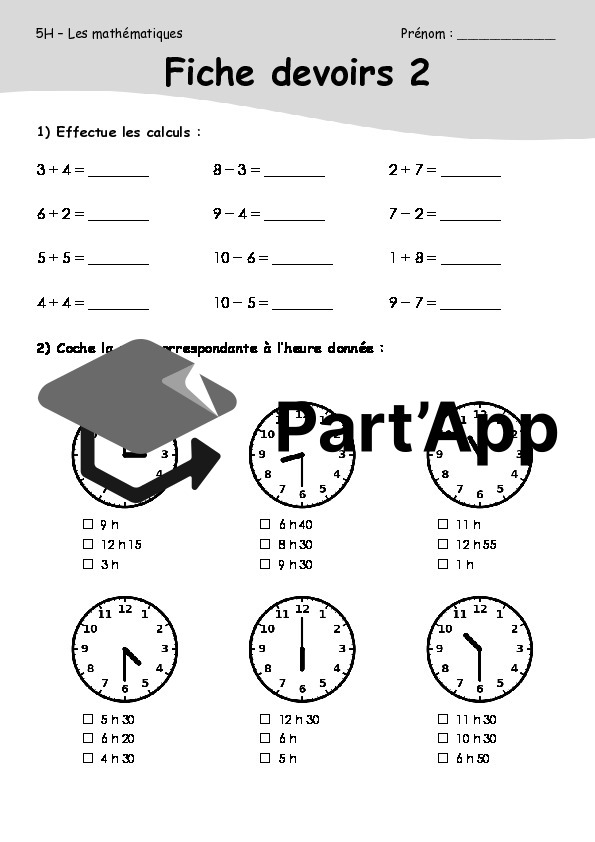 Devoirs maths 5P_6