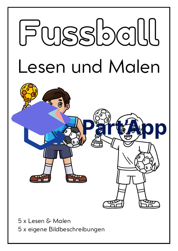 Lesen und Malen - Fussball_2