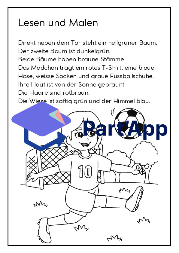 Lesen und Malen - Fussball_3