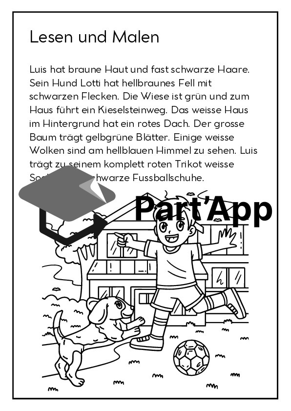 Lesen und Malen - Fussball_5