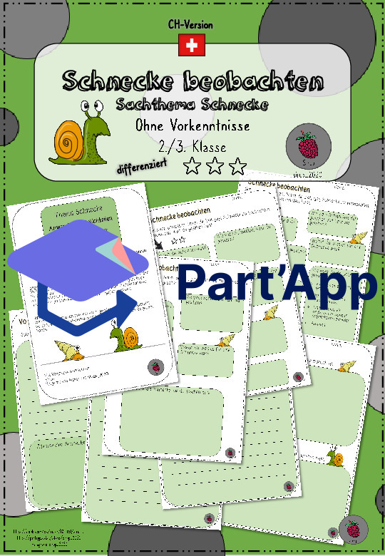 Schnecke beobachten - Sachthema Schnecke (CH-Version)_2