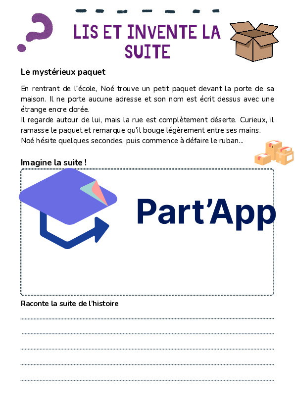 Lis et invente la suite – 10 histoires pour développer l’imagination et l’écriture – 5-6H_6