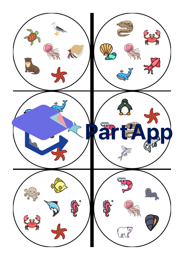 Jeu des doubles des animaux marins_6