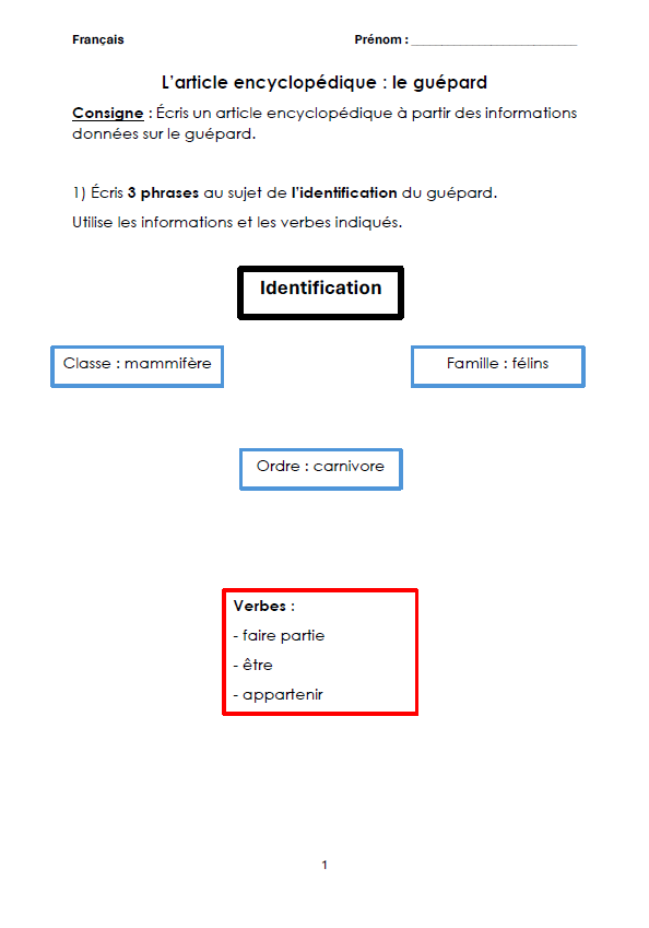 Article Encyclopédique Guépard_4