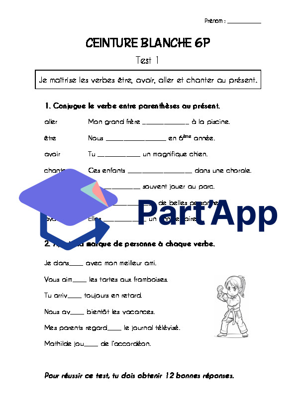Ceintures de conjugaison 6H_3
