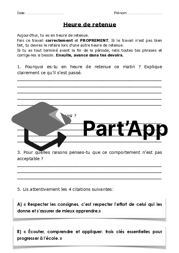 Sanction - Travail de réflexion (Consignes)_2