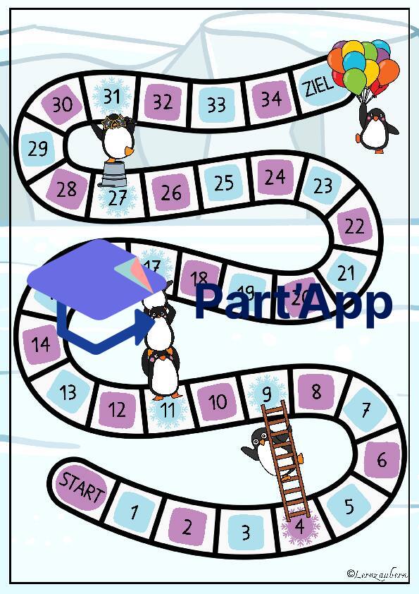 Leiterspiel "Pinguine"_5