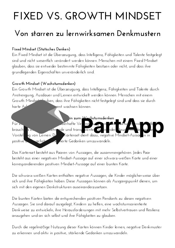 Fixed vs. growth Mindset | Wachstumsdenken | Lerncoaching_10