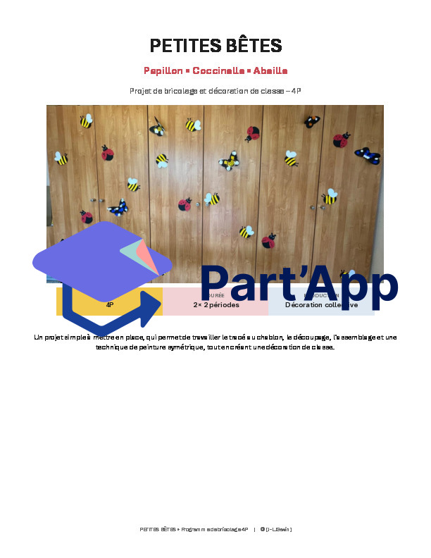 Petites bêtes – Programme de bricolage 4P_3