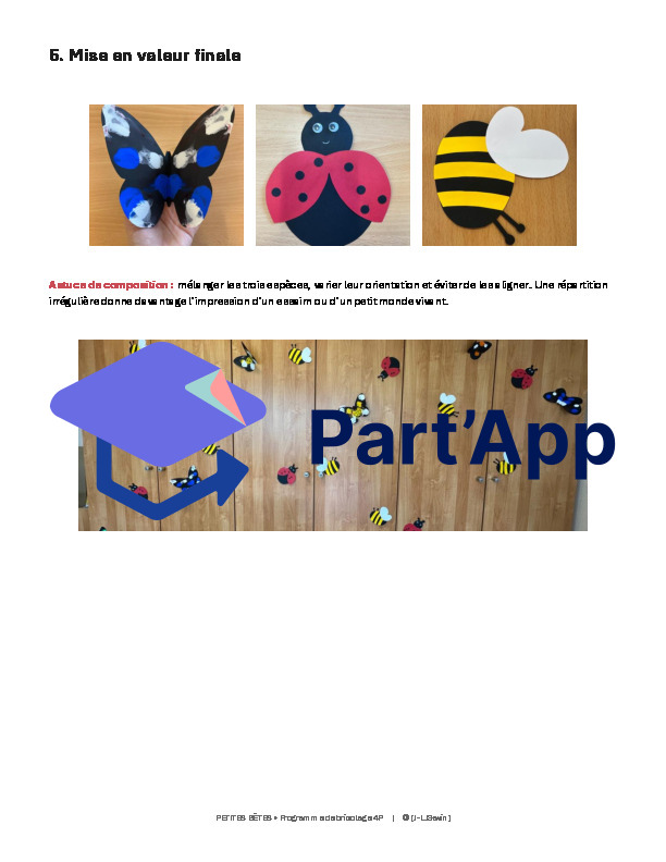 Petites bêtes – Programme de bricolage 4P_9