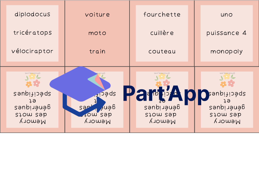 Memory des mots génériques et spécifiques_4