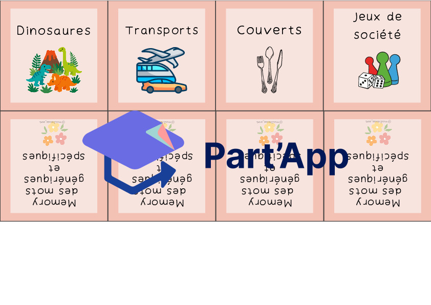 Memory des mots génériques et spécifiques_5