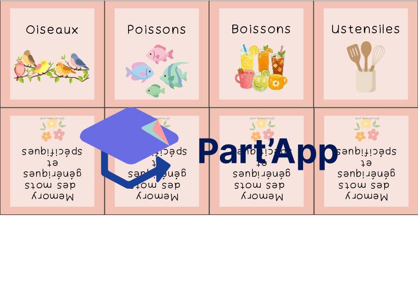 Memory des mots génériques et spécifiques_9