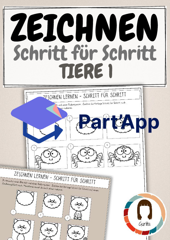 Tiere Zeichnen lernen | Schritt für Schritt_2