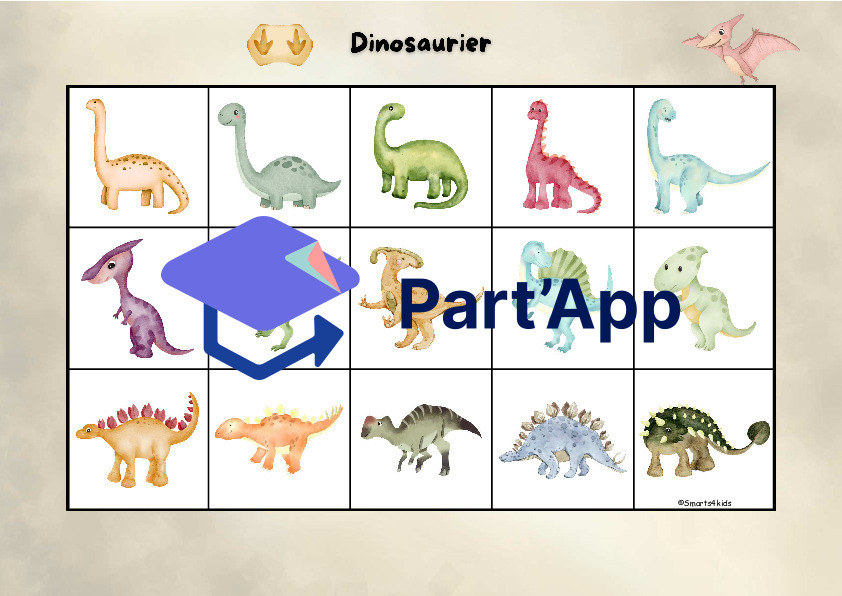 🦕 Dossier velcro dinosaures Silhouettes & Memory_3