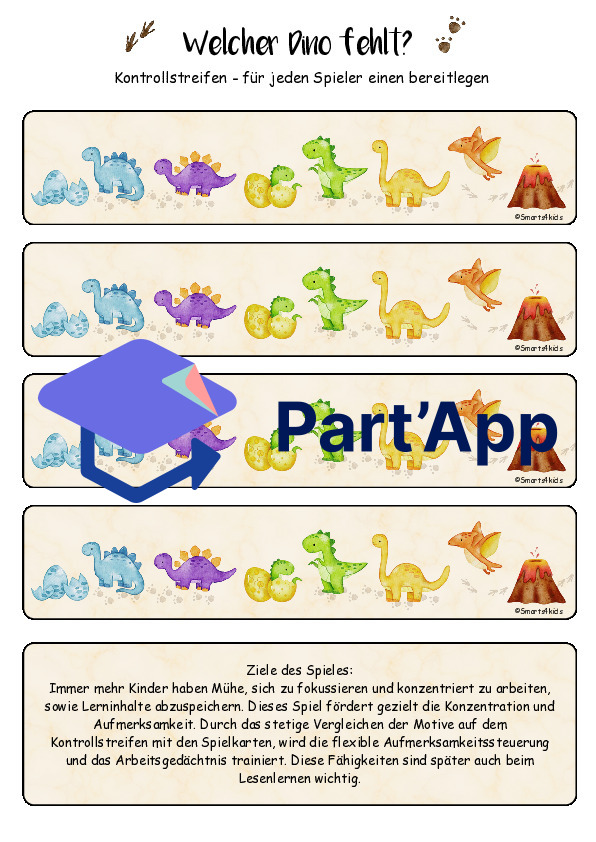 🦕 Jeu des dinosaures Qu'est-ce qui manque ?_2
