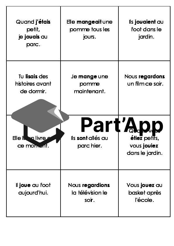 introduction et différence entre le présent et le passé (imparfait)_2