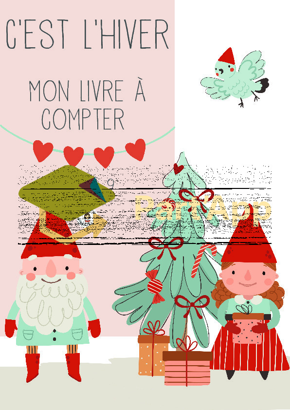 Livre à compter Thème Hiver et fêtes de fin d'année_2