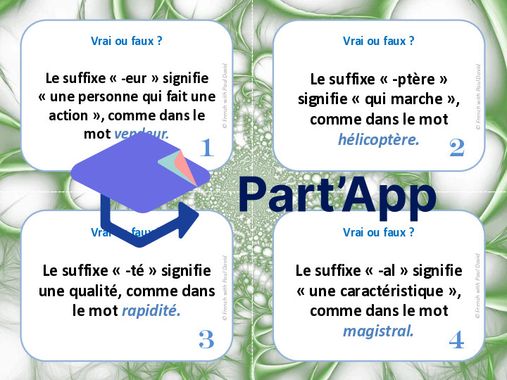 Signification des suffixes - 28 CÀT_32