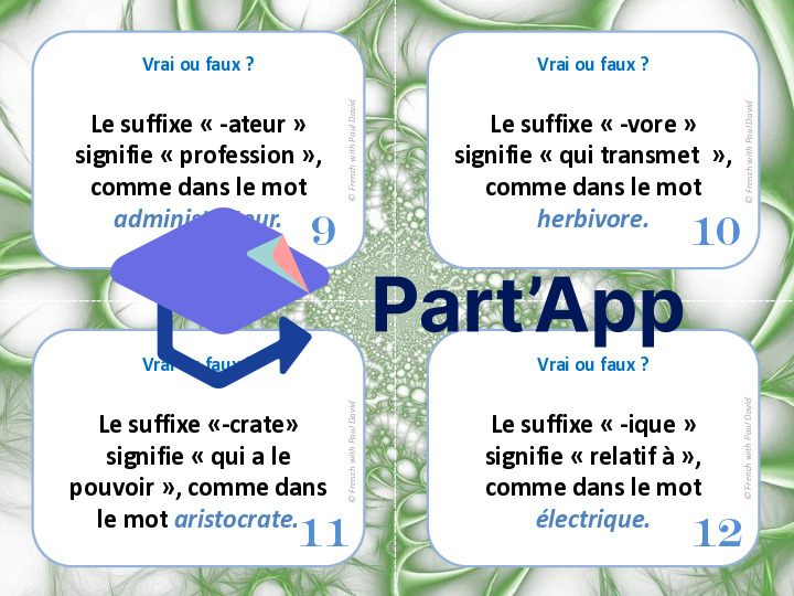 Signification des suffixes - 28 CÀT_34