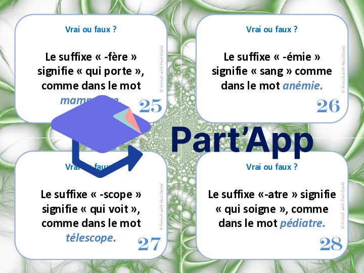 Signification des suffixes - 28 CÀT_38