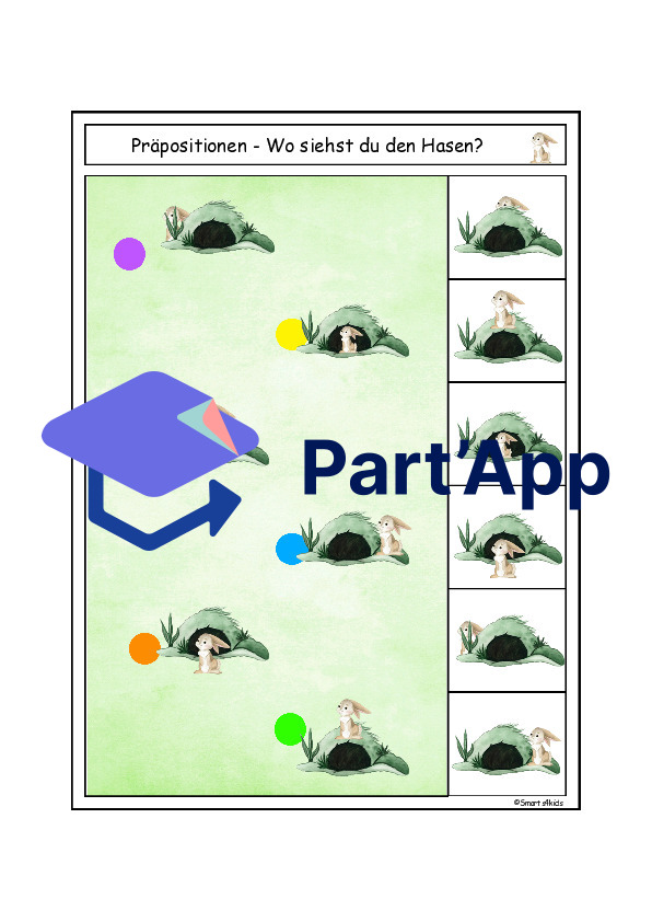 🐰 Lapin Cartes à agrafer Regarde bien_80