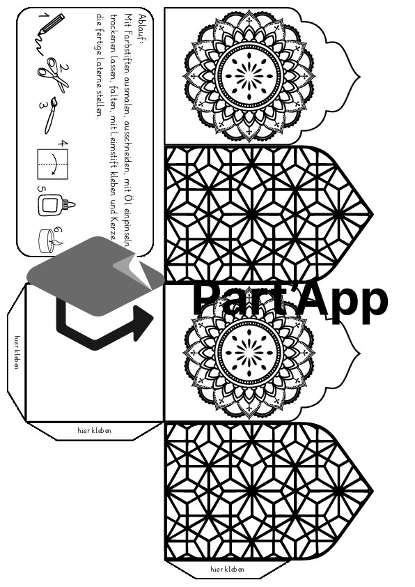 Ramadan-Laterne Bastelvorlage_5