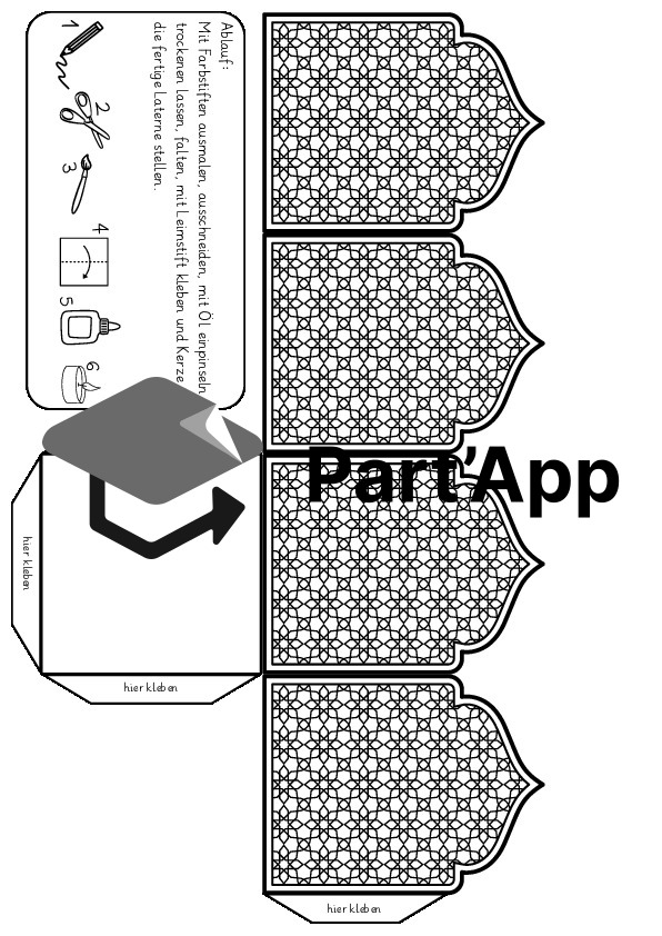 Ramadan-Laterne Bastelvorlage_6