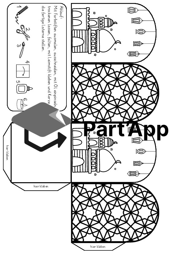 Ramadan-Laterne Bastelvorlage_8