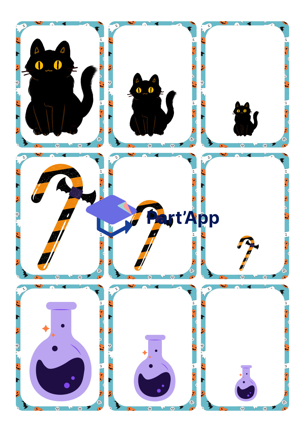 Jeu des familles des tailles - Halloween_20