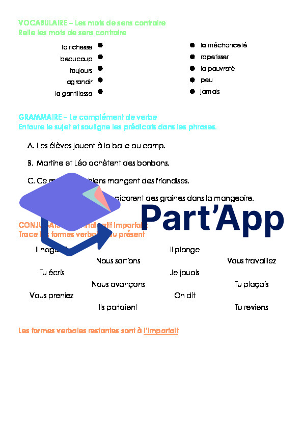 Fiches de devoirs - MER 5P - Module 4_3
