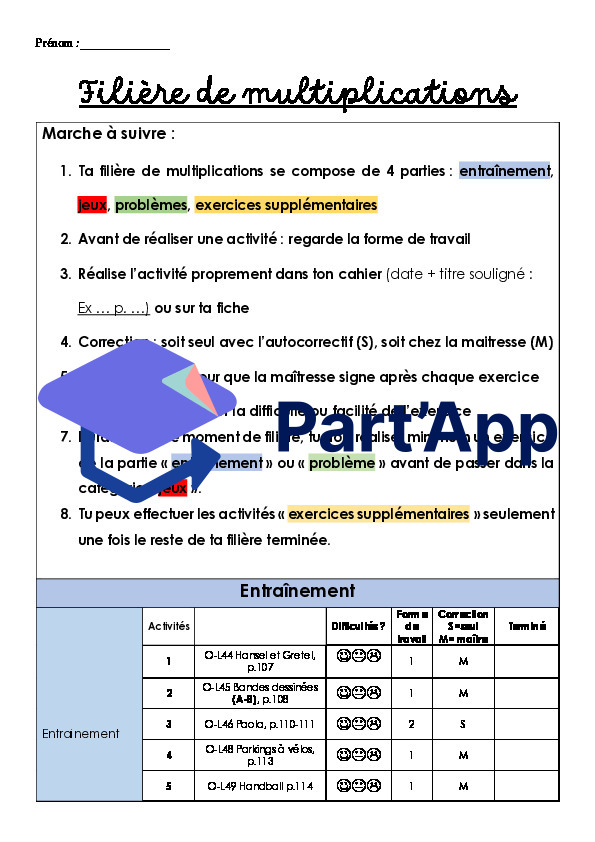 Plan de travail (opération & GM) - 5H - Période 3_2