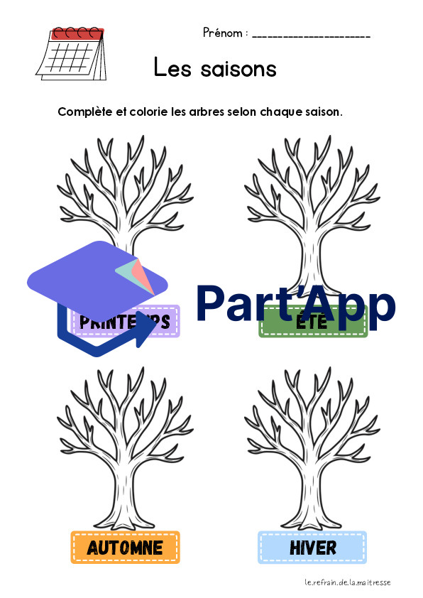 Affiches + fiches : les saisons_6