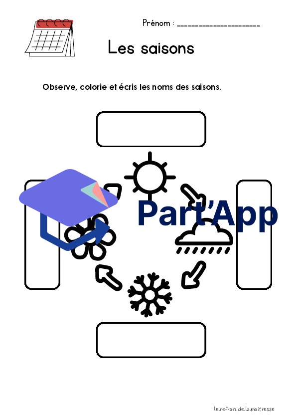 Affiches + fiches : les saisons_9