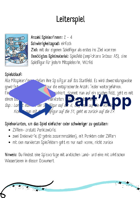 Brettspiele Polartiere (Kindergarten - Mathe)_54