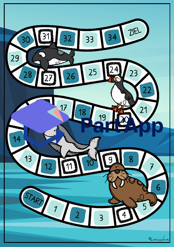 Brettspiele Polartiere (Kindergarten - Mathe)_56