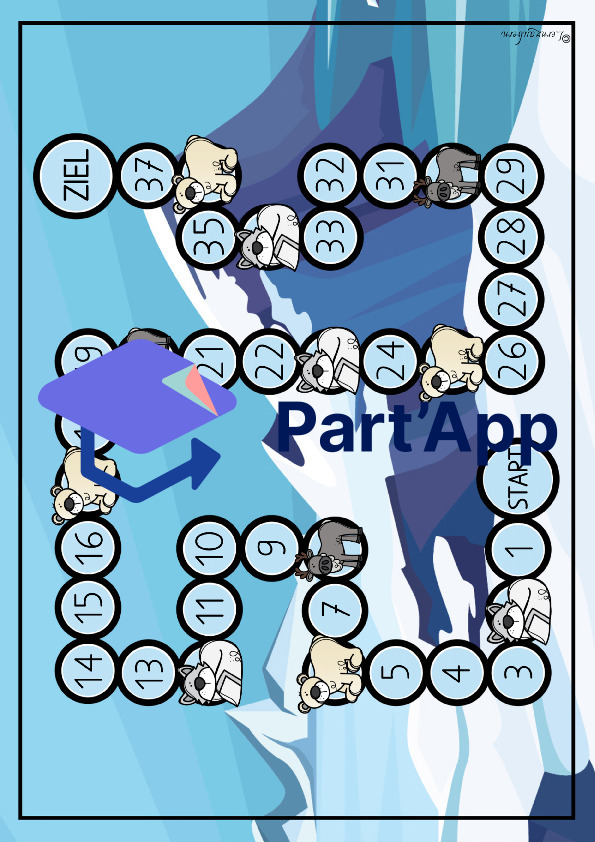 Brettspiele Polartiere (Kindergarten - Mathe)_58
