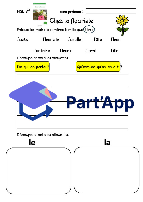 Dossier de fonctionnement de la langue période 3 / 3H_2