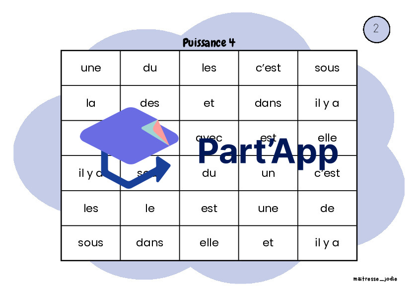 Puissance 4 - Mots outils_3