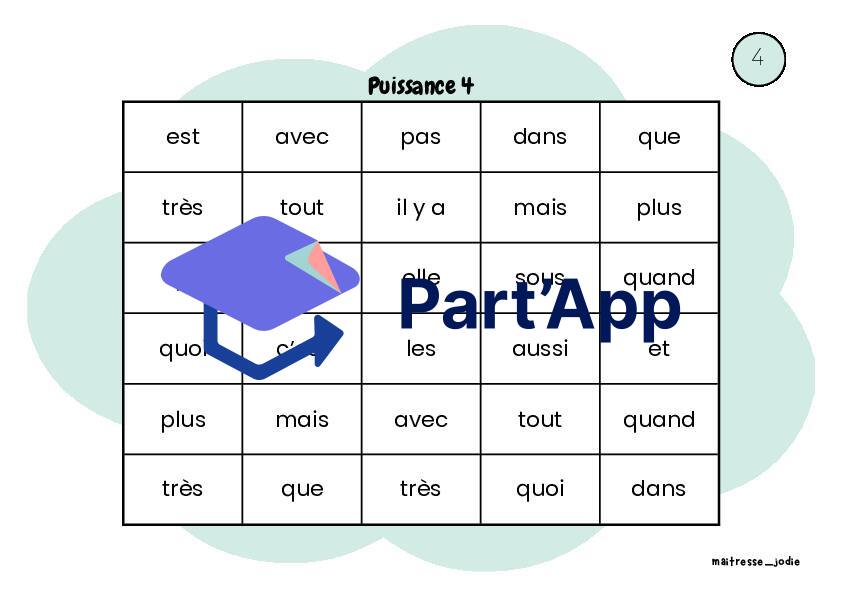 Puissance 4 - Mots outils_5