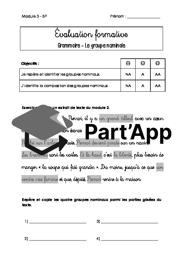 Evaluation formative 5P - Module 3_10