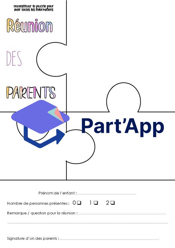 Invitation pour réunion des parents_2