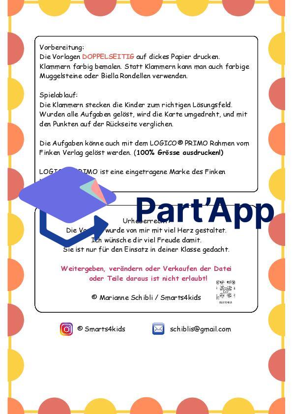 🎪 Zirkus Klammerkarten schau genau_153