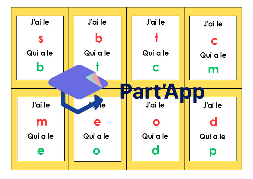 Jeu : "J'ai... Qui a ..." Version lettres de l'alphabète_2