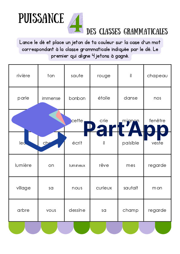 Puissance 4 classes grammaticales_2